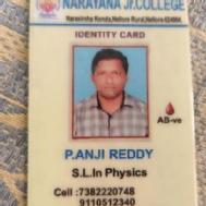 Pallapolu Anji Reddy Class 12 Tuition trainer in Hyderabad