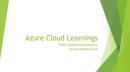 Photo of Azure Cloud Learnings