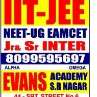 Evans Academy Class 11 Tuition institute in Hyderabad