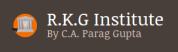R K G Institute By Parag Gupta CA institute in Noida