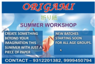 ORIGAMI MAGIC Art and Craft institute in Delhi