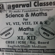 Agarwal classes Class 11 Tuition trainer in Jaipur