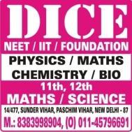 Dice Class 11 Tuition institute in Delhi