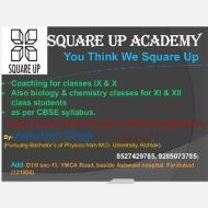 Square Up Academy Class 9 Tuition institute in Faridabad