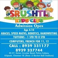 Srushti Kids Club Handwriting institute in Chennai