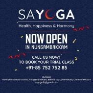 SaYoga Studio Yoga institute in Chennai