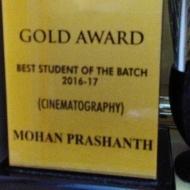 Mohan Prashanth A Cinematography trainer in Coimbatore