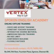 Vertex Spoken English Academy Spoken English institute in Chennai